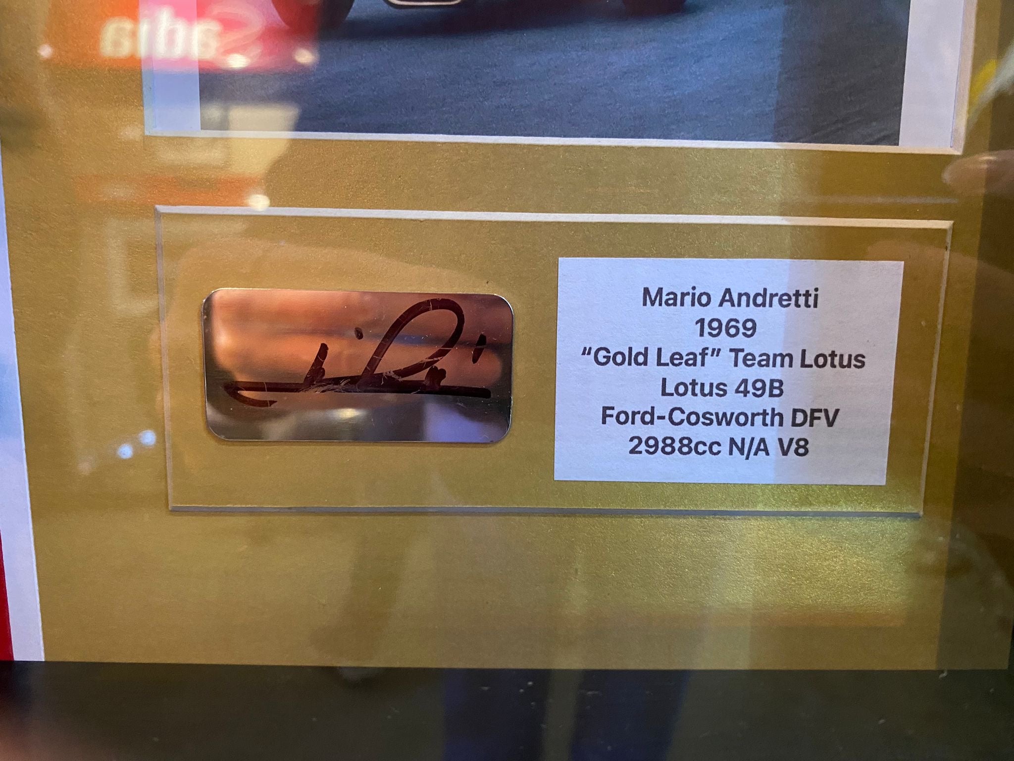 Formula 1 Autographed Rare Car Framed Collection