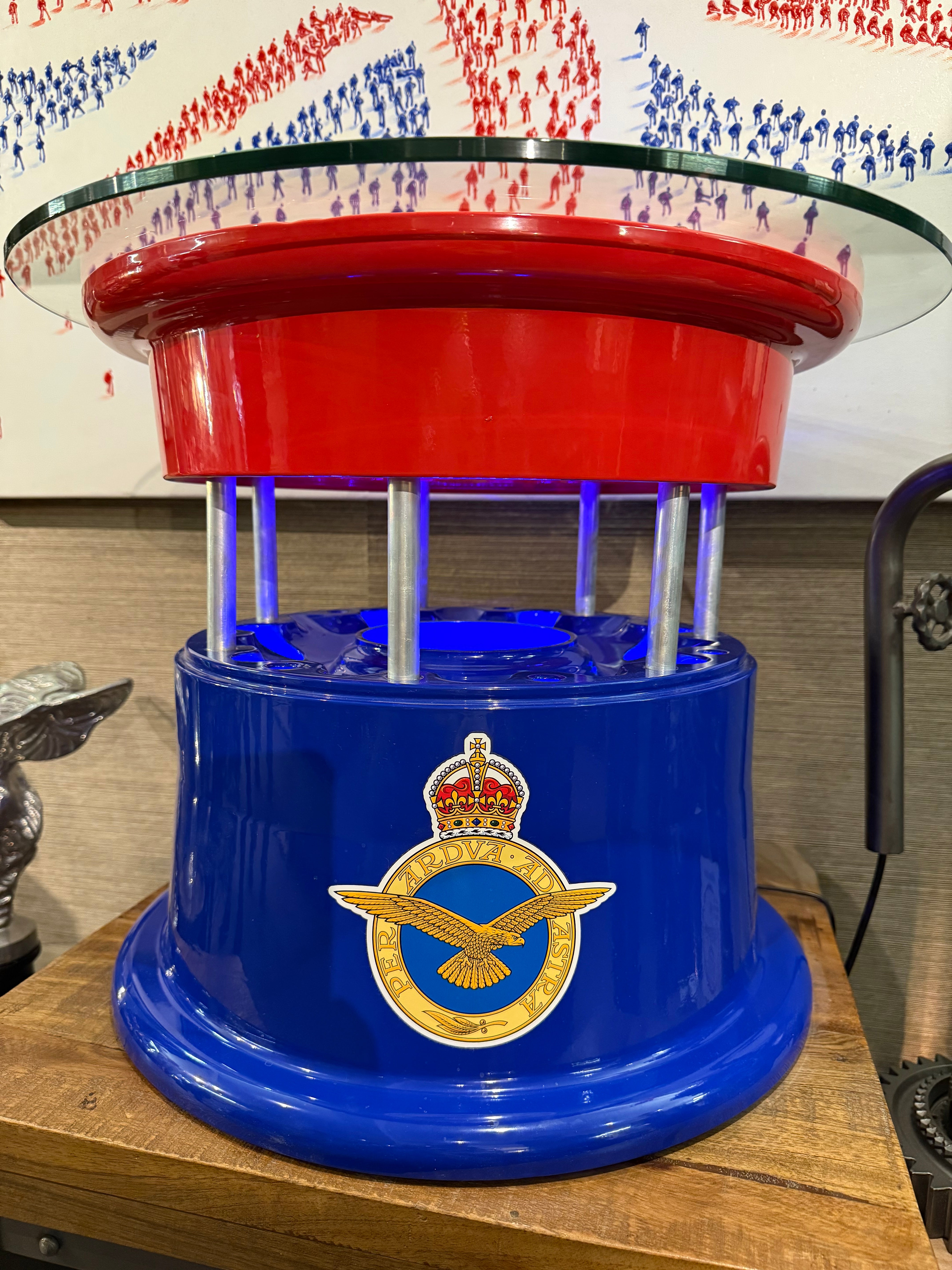 RAF Tornado Fighter Jet Wheel Table