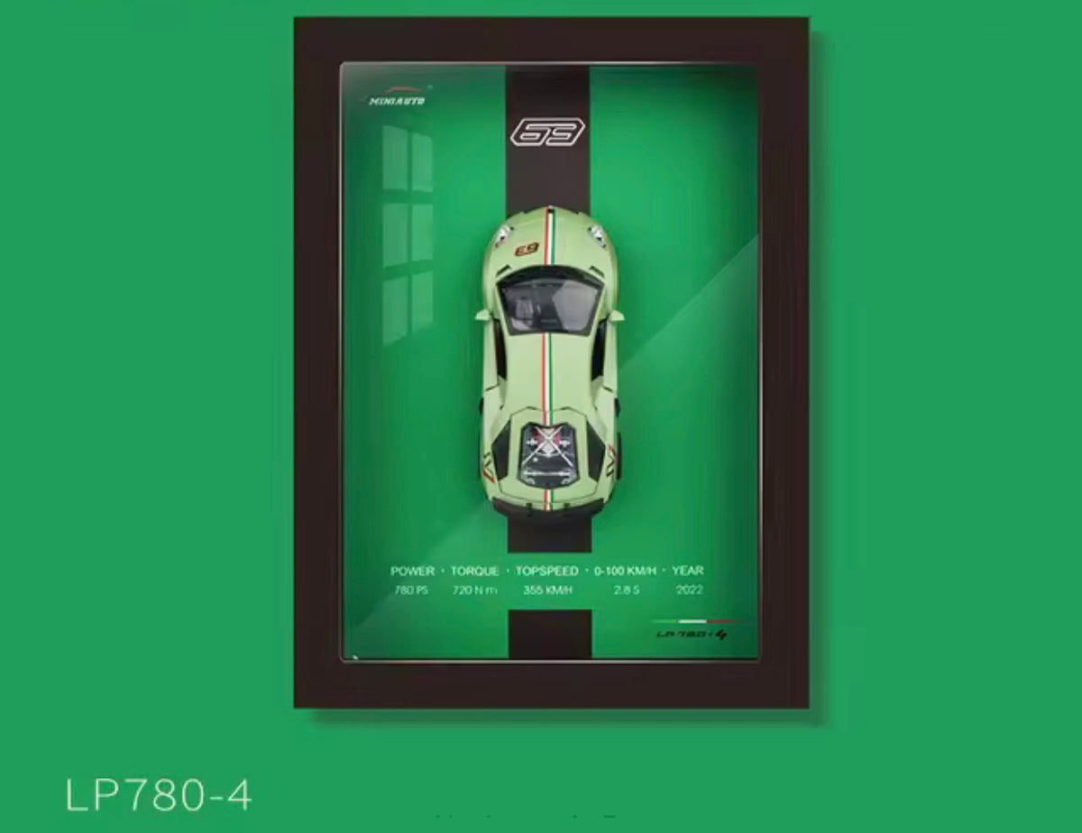 BOXED / FRAMED SUPERCAR ART