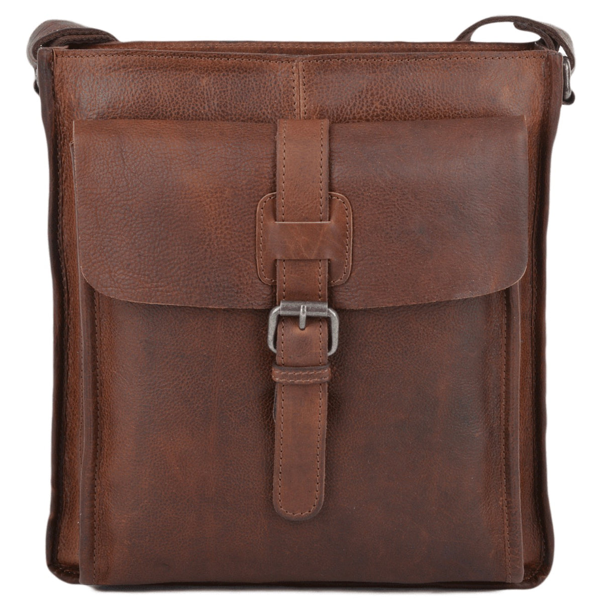 Men’s Leather Crossbody Messenger Bag