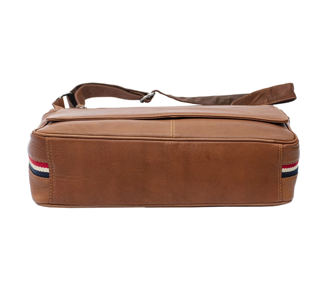 MENS LUXURY SOFT LEATHER LAPTOP BAG