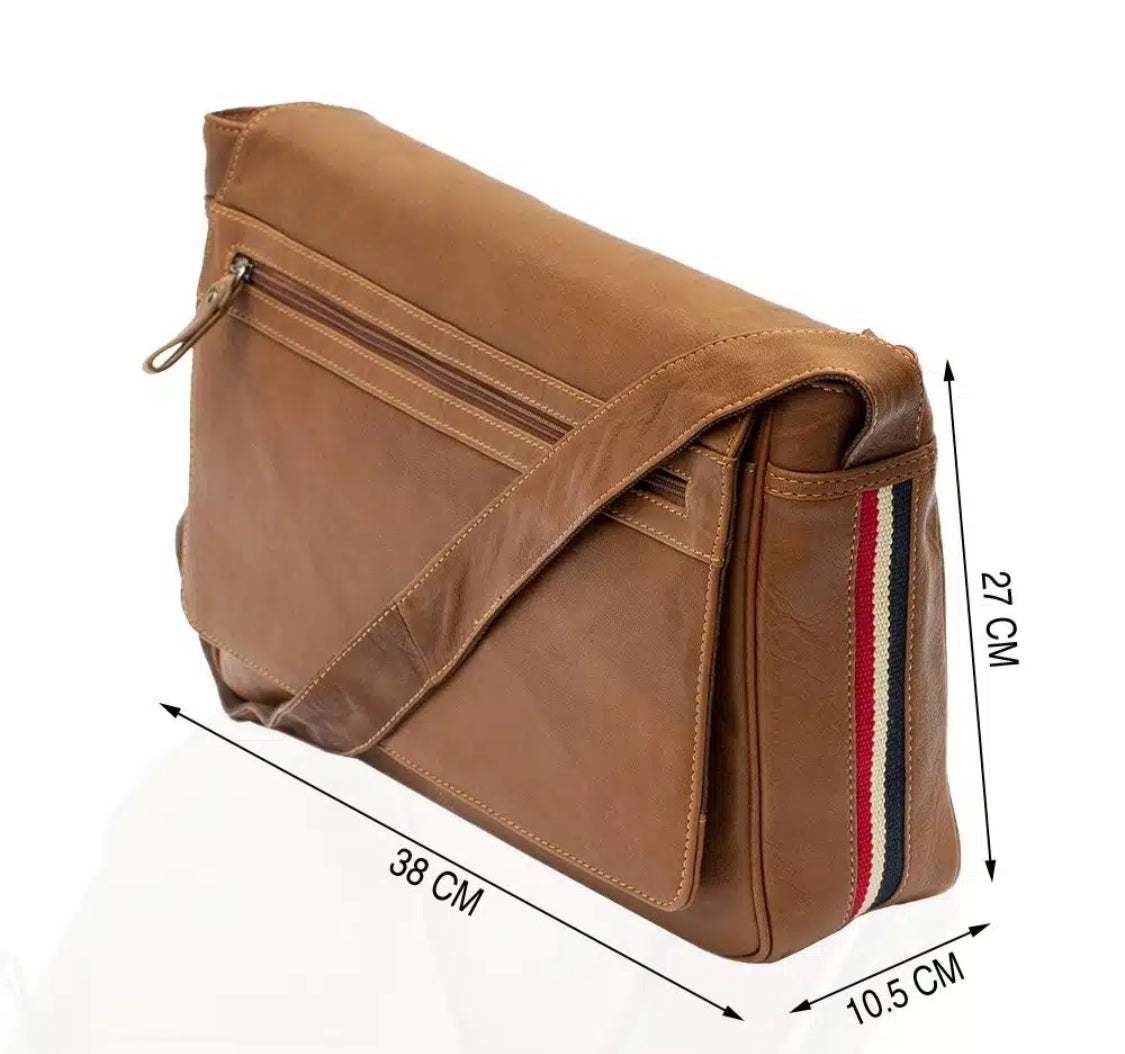 MENS LUXURY SOFT LEATHER LAPTOP BAG