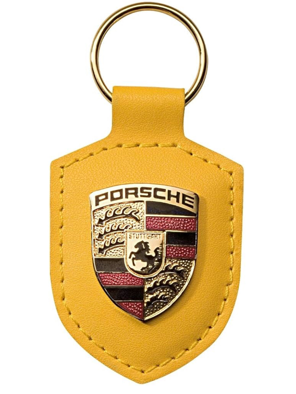 Porsche Key Rings/ Leather Keyring / Porsche Dogtooth