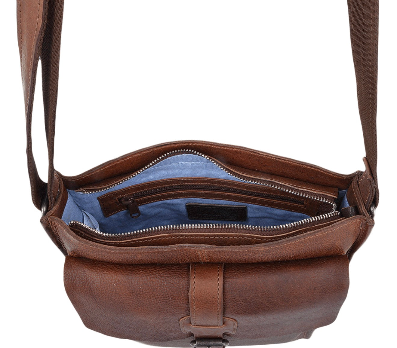 Men’s Leather Crossbody Messenger Bag
