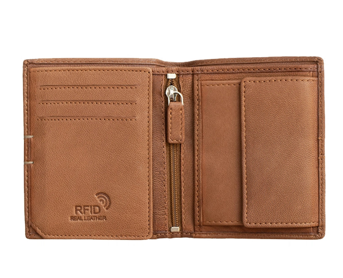 LUXURY LEATHER TRI FOLD WALLET 4800