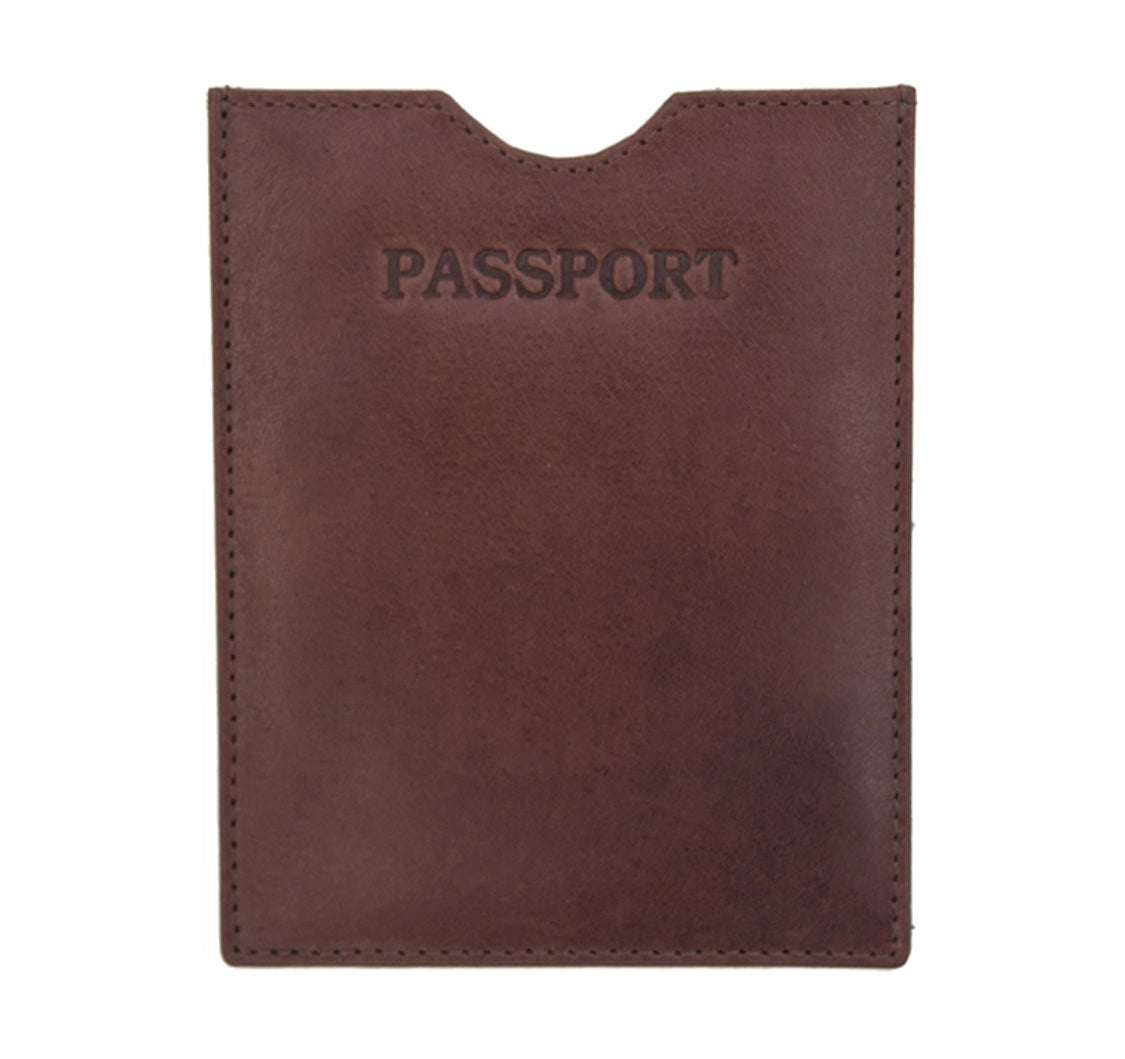 LEATHER PASSPORT HOLDER