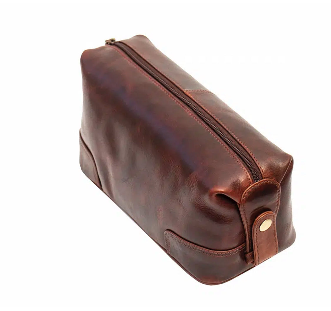 ROMA LEATHER WASH BAG