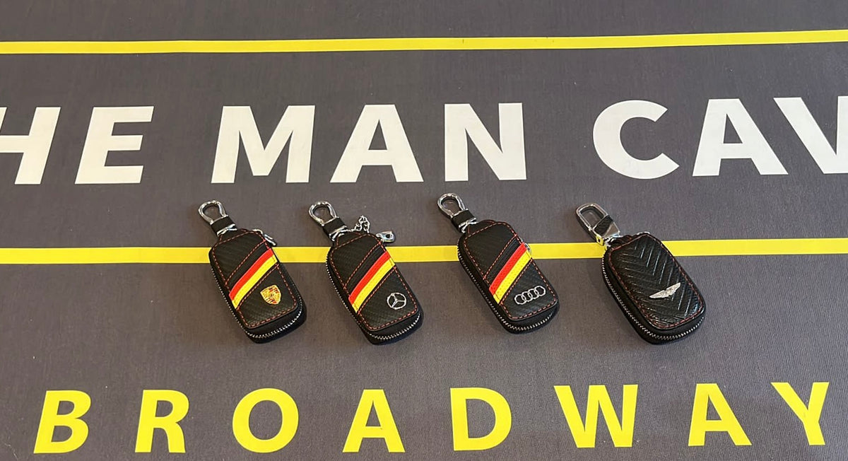 Car Key Pouches - Aston, Porsche, Ferrari, Mustang, BMW and Mercedes