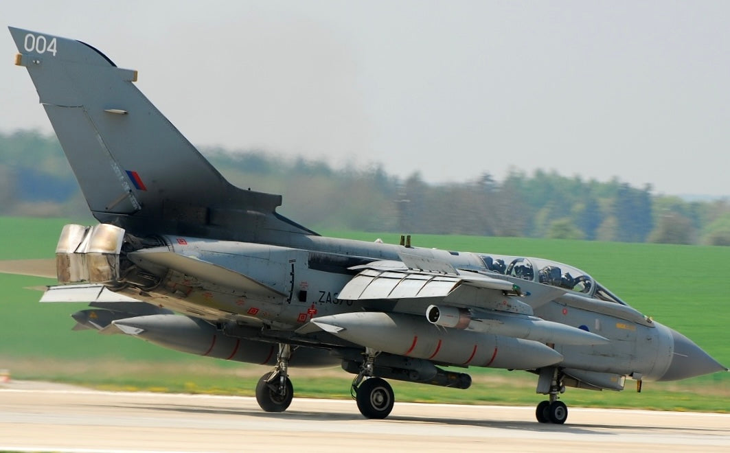RAF Tornado Fighter Jet Wheel Table