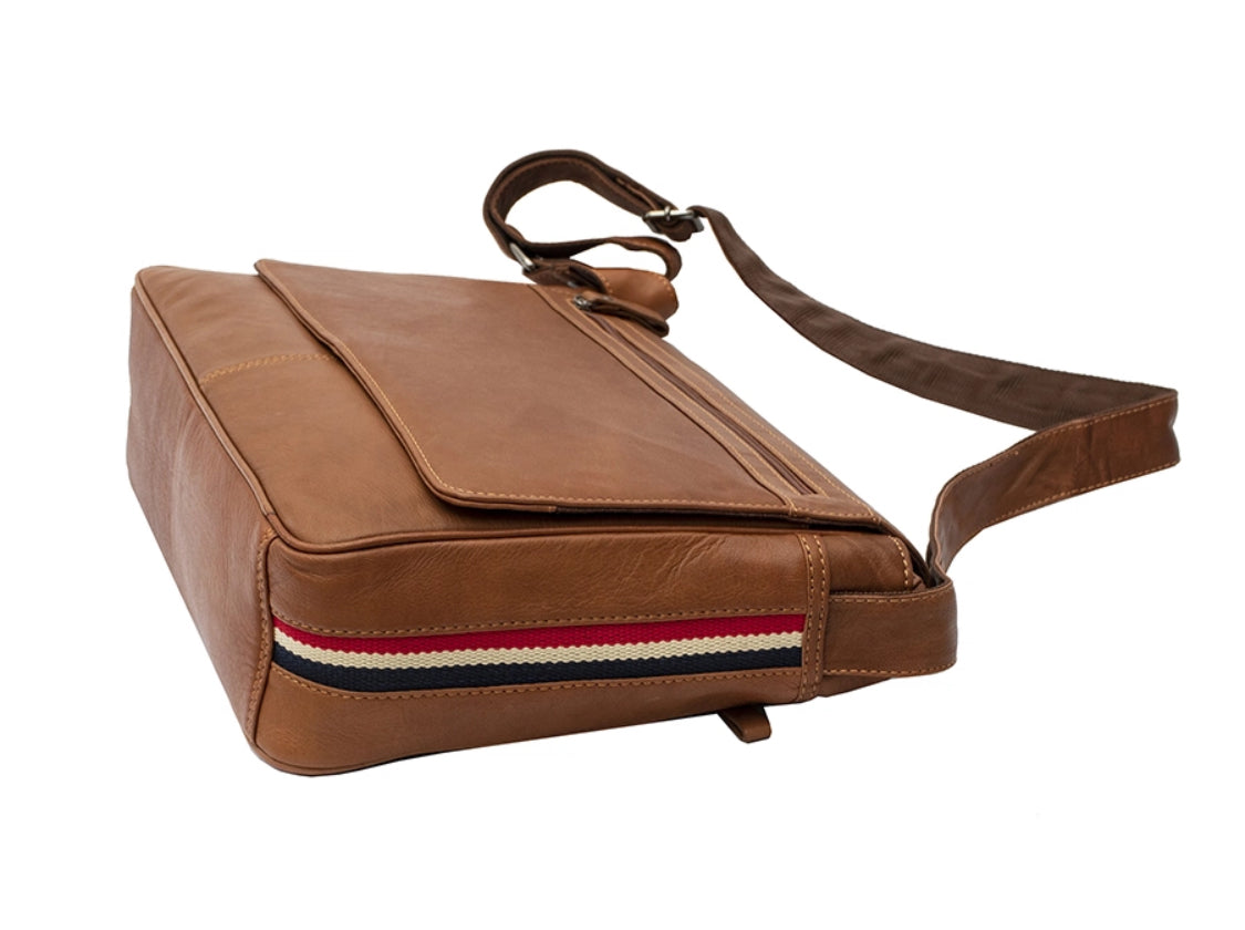 MENS LUXURY SOFT LEATHER LAPTOP BAG