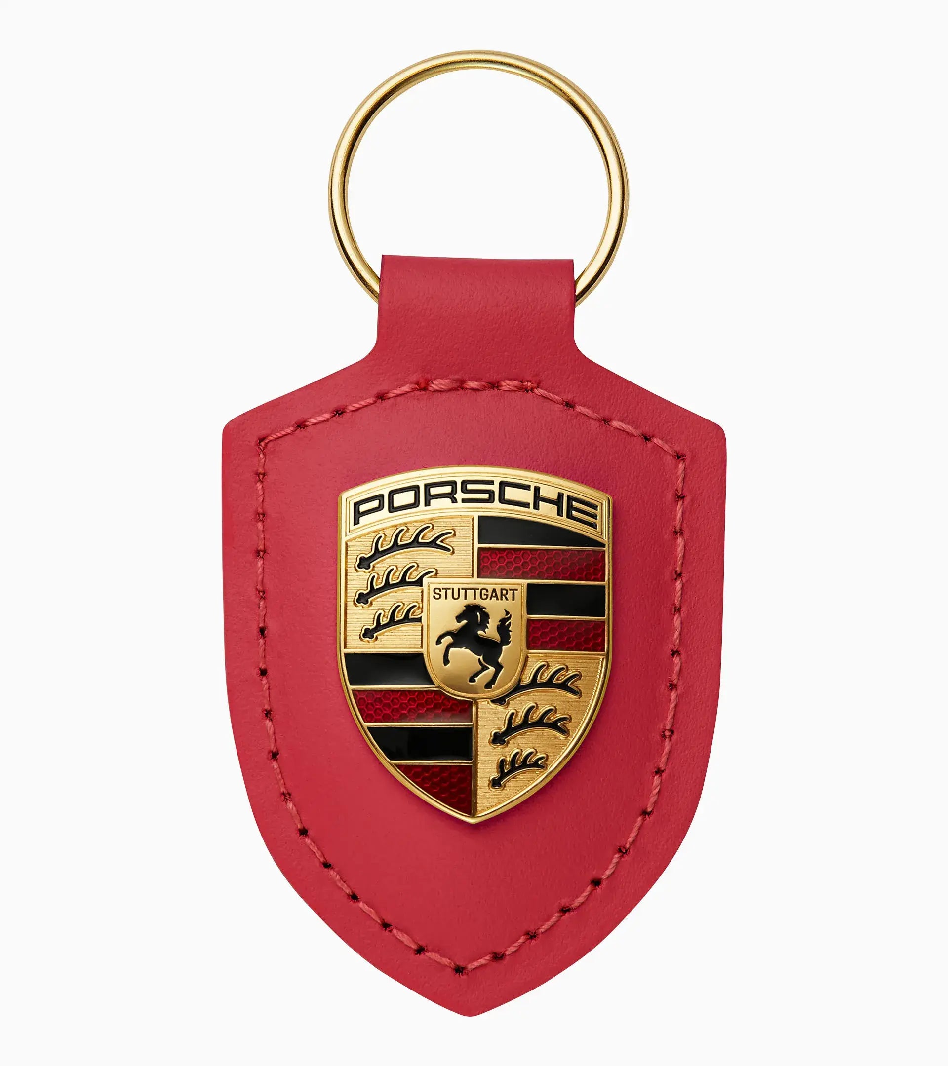 Porsche Key Rings/ Leather Keyring / Porsche Dogtooth