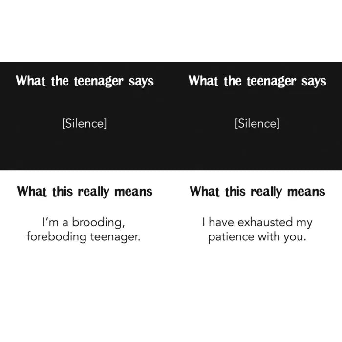 BOOK - Teenagers What They Say  & What They Really Mean