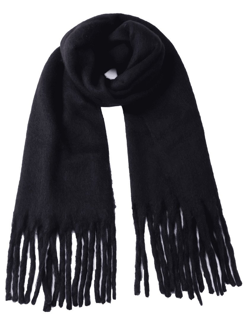 MENS WARM FLUFFY SCARF / SCARVES / UNION JACK SCARF