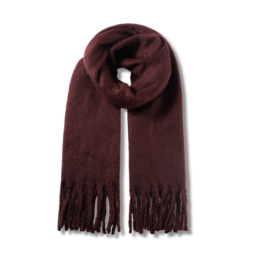 MENS WARM FLUFFY SCARF / SCARVES / UNION JACK SCARF