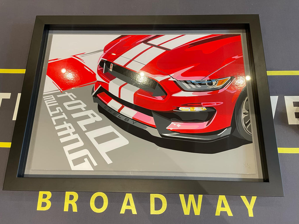 MUSTANG HAND CUT VINYL ARTWORK PICTURE / ART / PICTURE