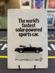 RETRO PORSCHE ADVERT ART TIN SIGNS