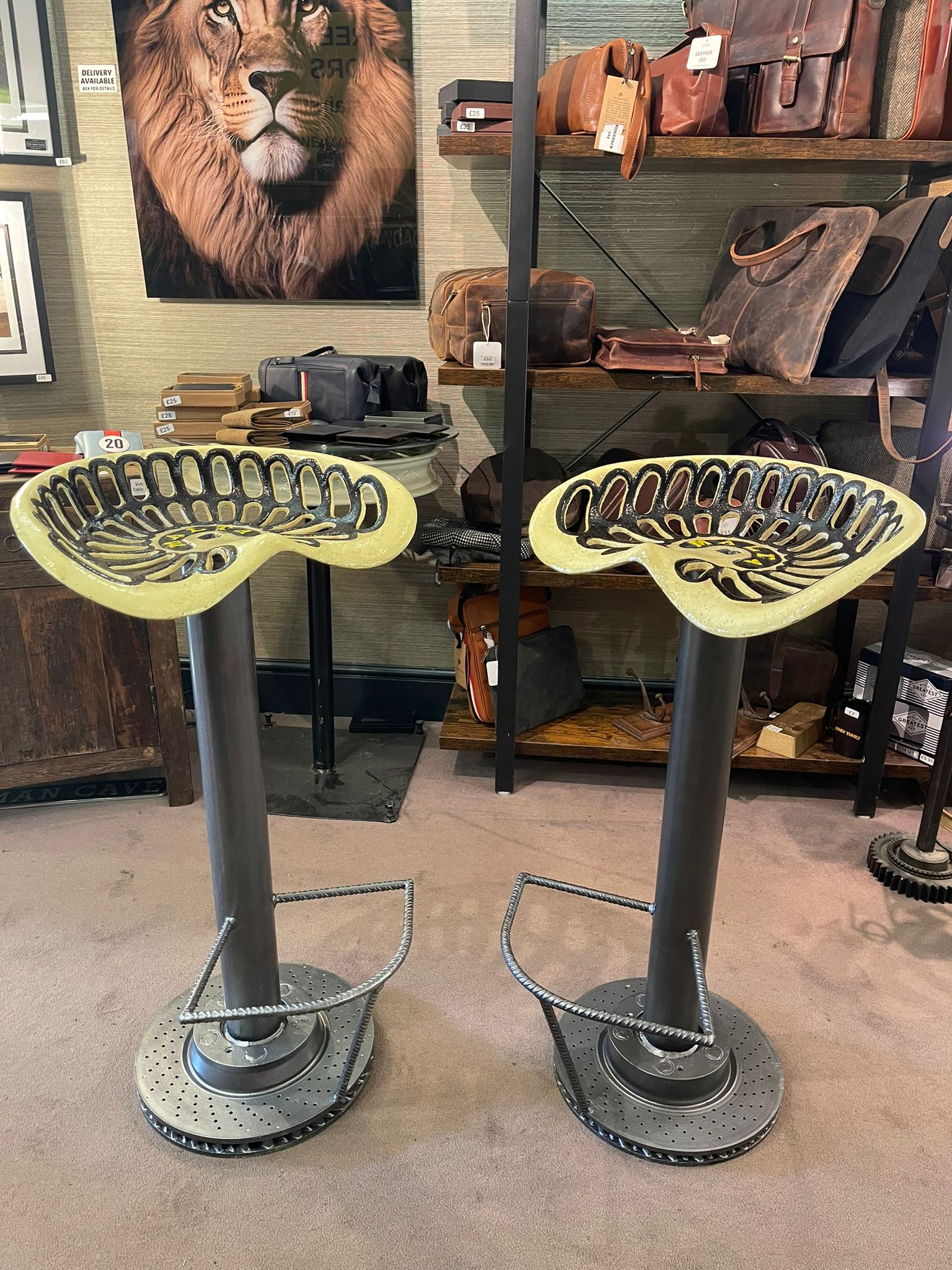 Malta Tractor Seat Stool