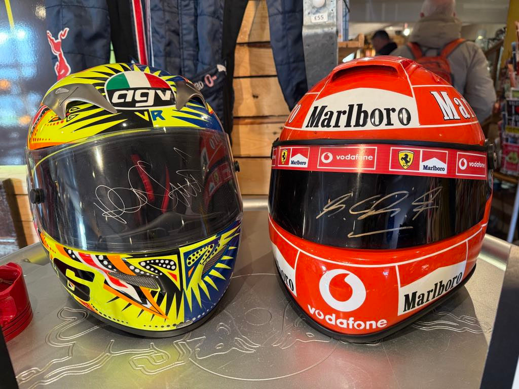 MICHAEL SCHUMACHER SIGNED HELMET