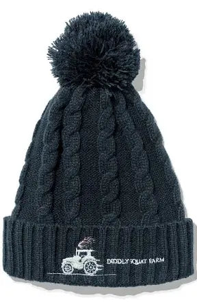 DIDDLY SQUAT BEANIE / BOBBLE HAT