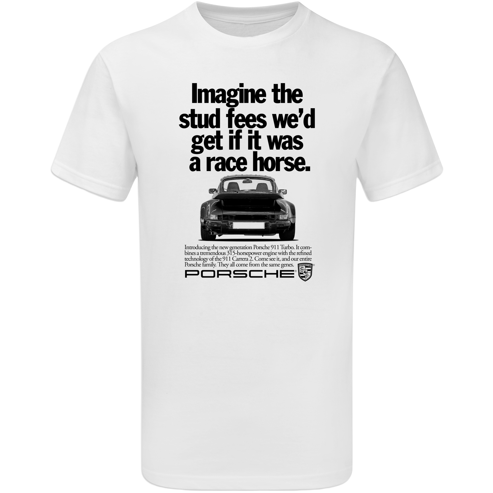 RETRO / OLD PORSCHE ADVERT T-SHIRTS