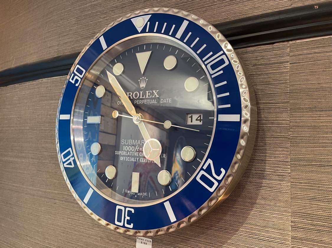 Rolex Style Designer Wall Clocks
