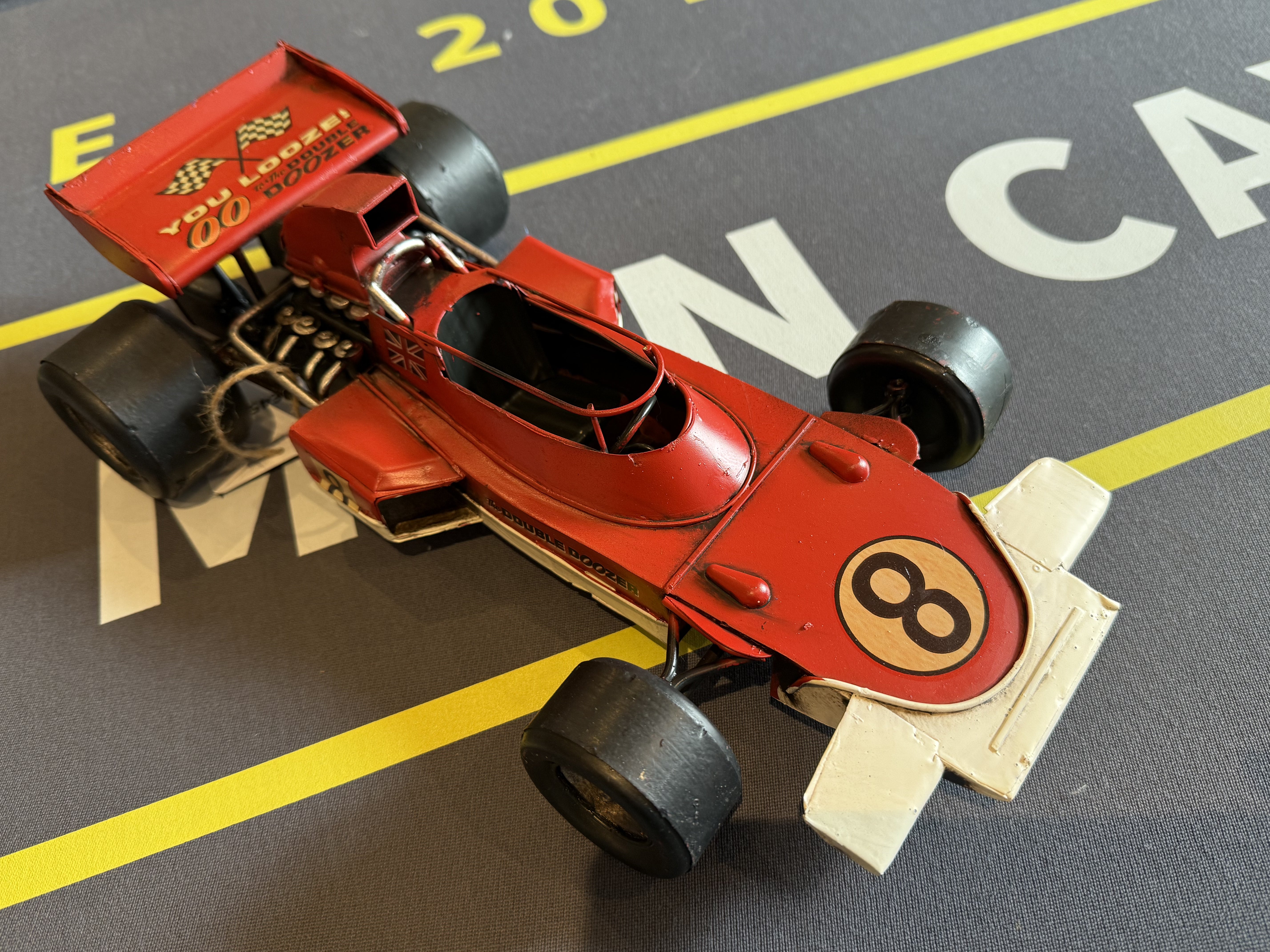 Hand Crafted Metal F1 Formula 1 Race Cars
