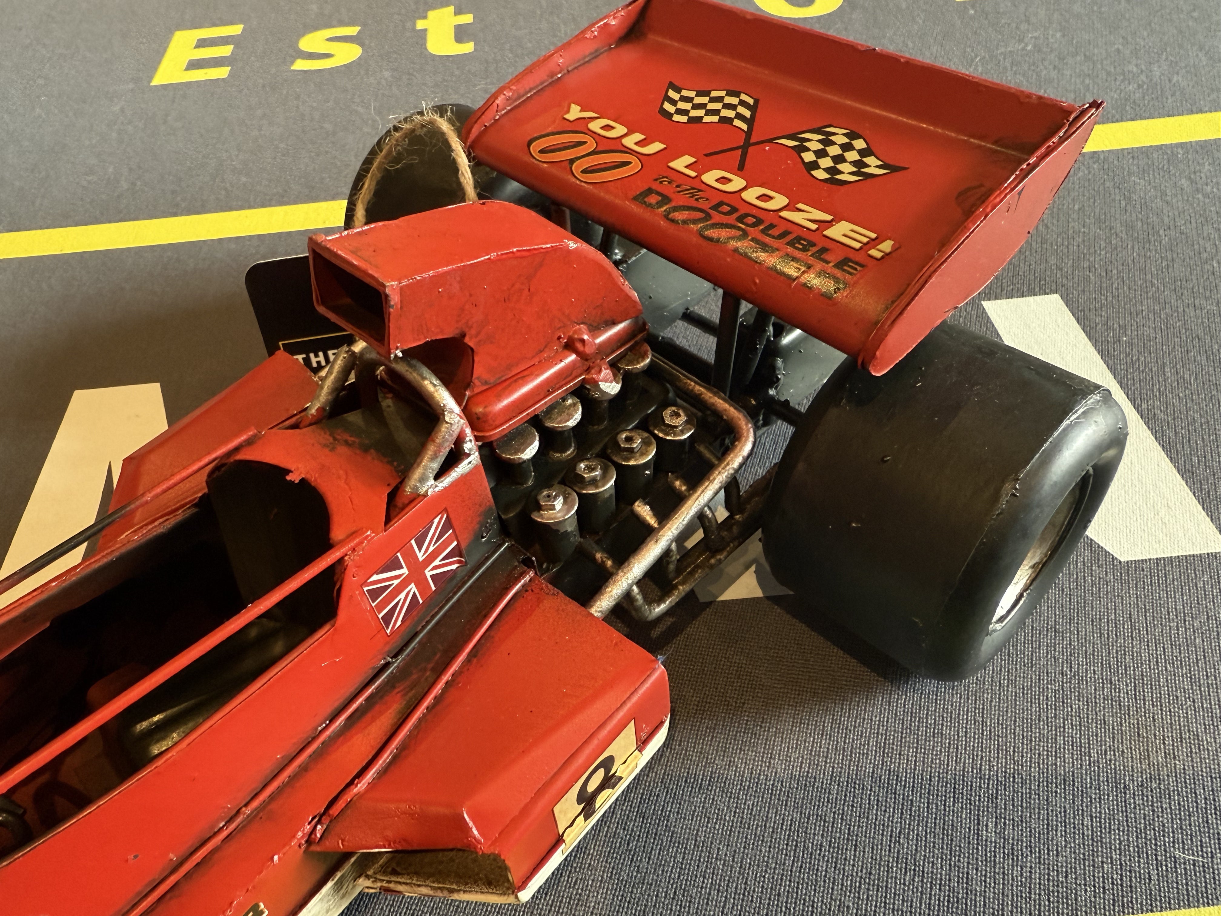 Hand Crafted Metal F1 Formula 1 Race Cars