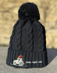 DIDDLY SQUAT BEANIE / BOBBLE HAT
