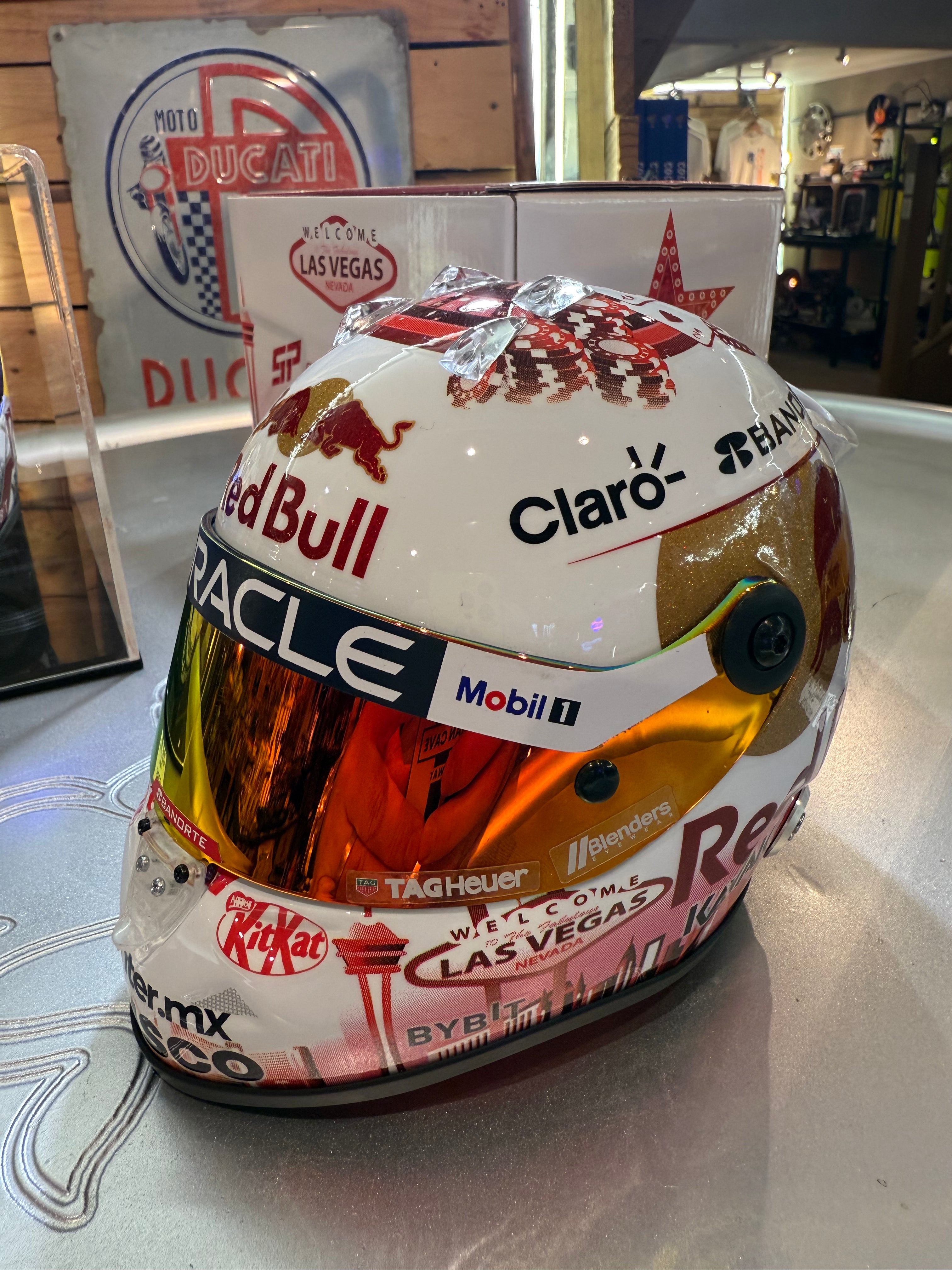 Sergio Perez 1:2 Scale Schuberth Helmet with Box