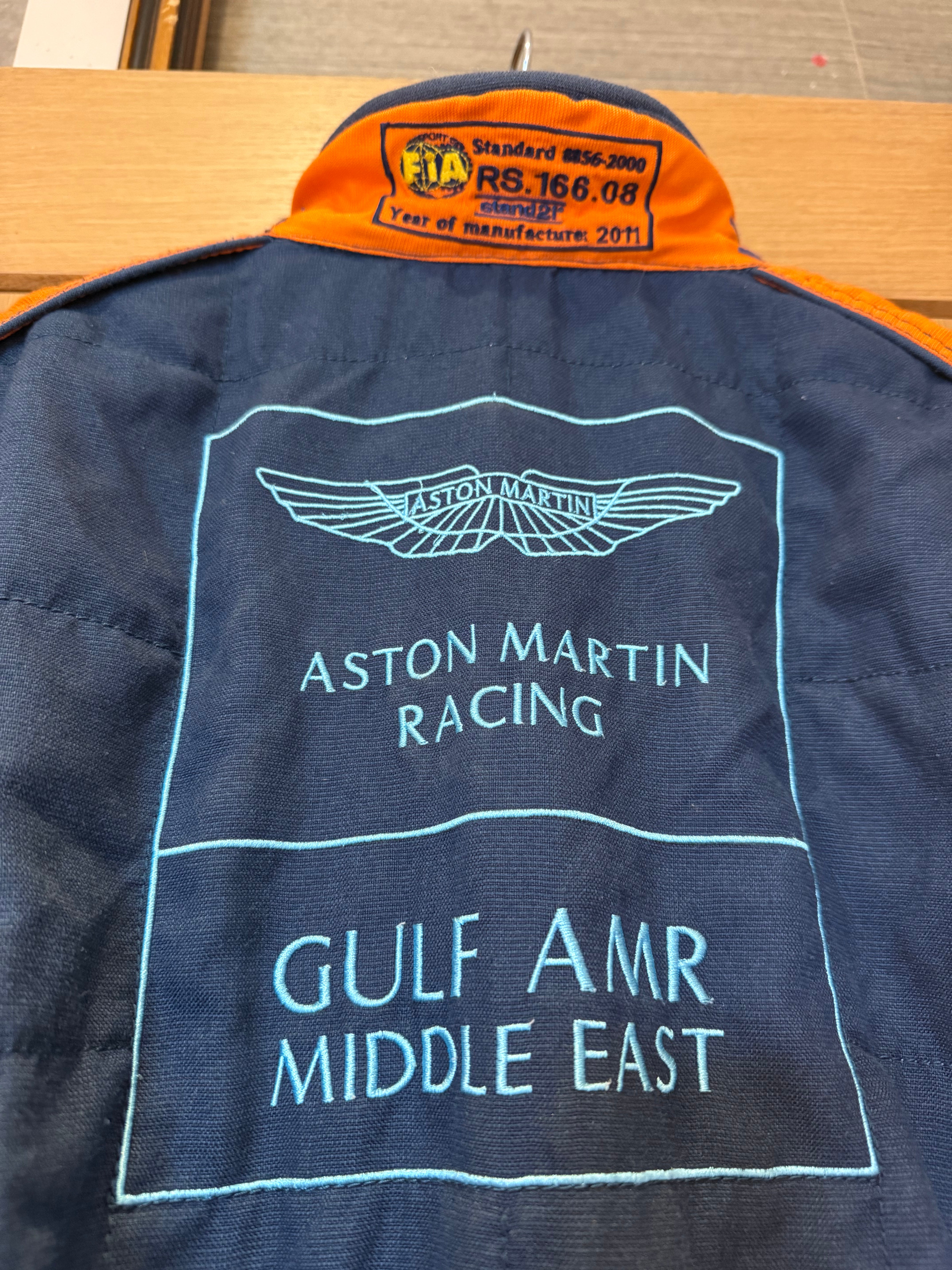 Genuine 2011 Aston Martin Gulf Race Suit