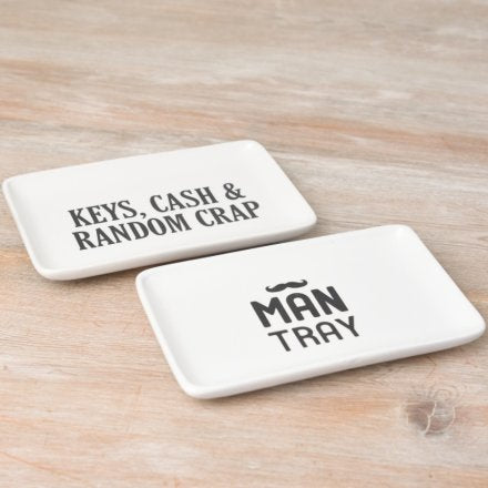 Man Tray for Stuff CERAMIC MAN TRAY RANDOM CRAP TRAY
