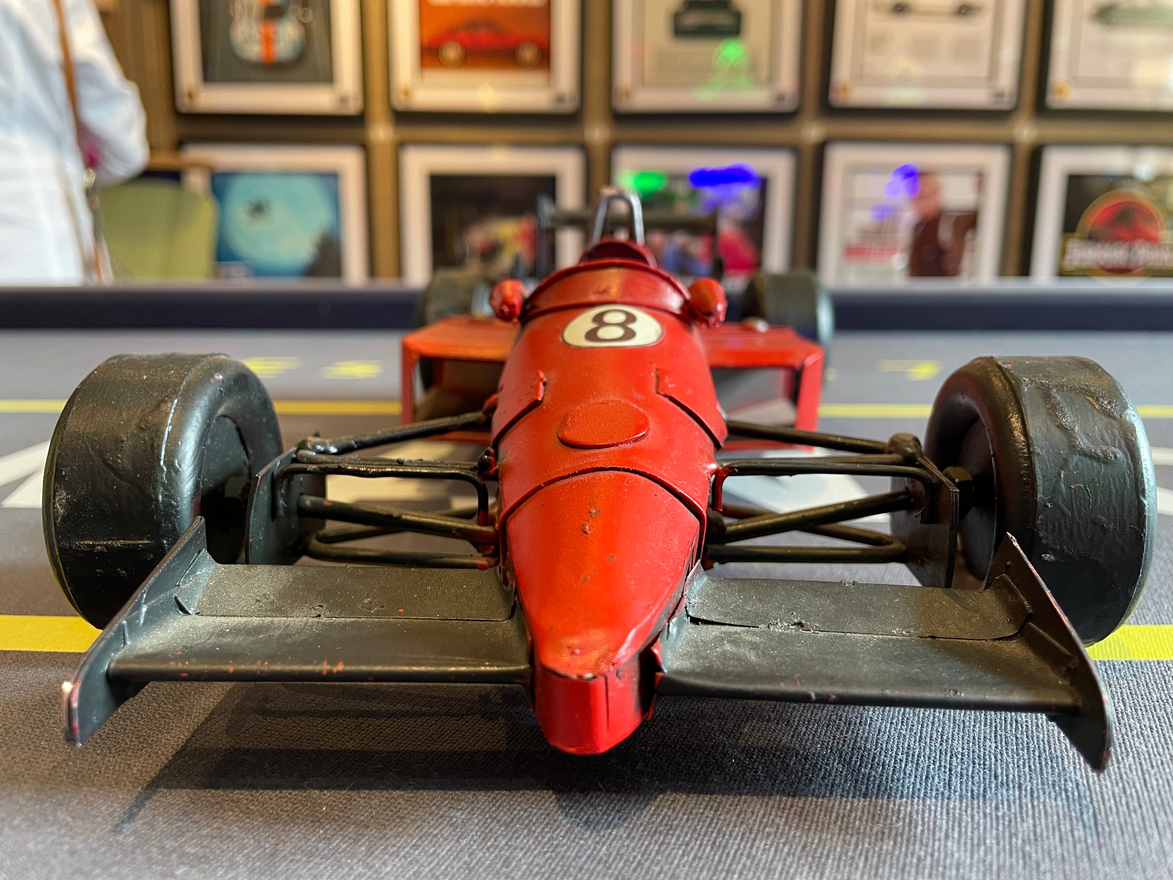 Hand Crafted Metal F1 Race Car