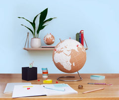 White Cork Globe - Small