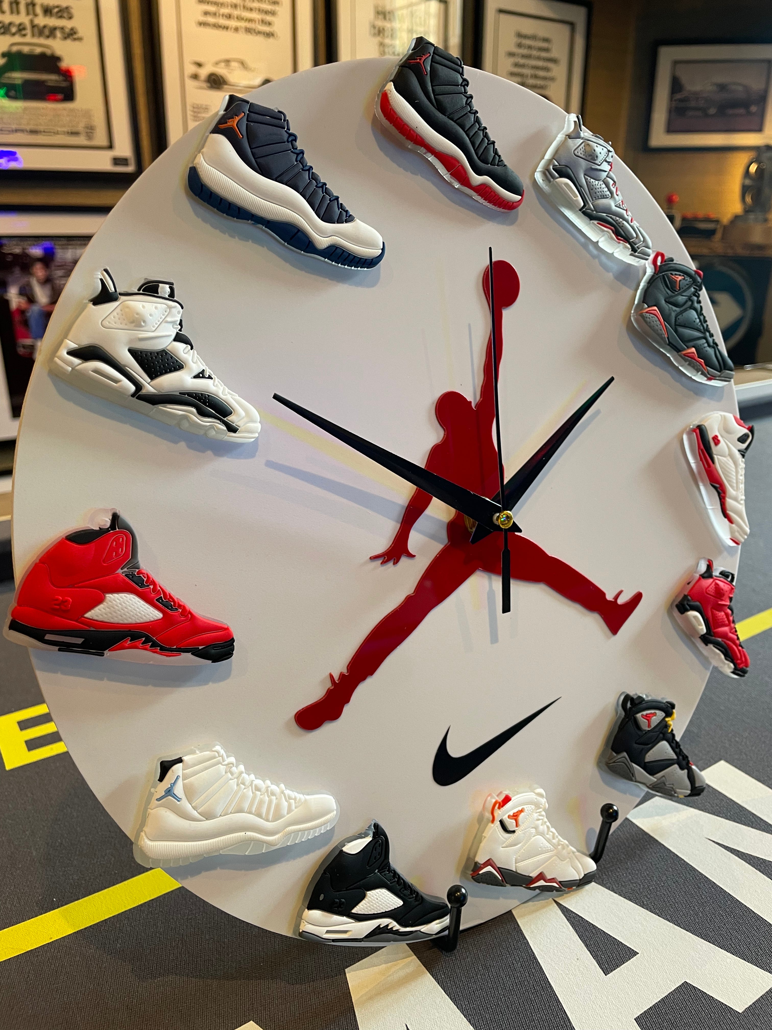 Jordan shoes wall clock discount