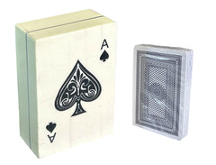 CARD GAMES | WHITE PEARL BOX DECK OF CARDS | PERFECT GIFT