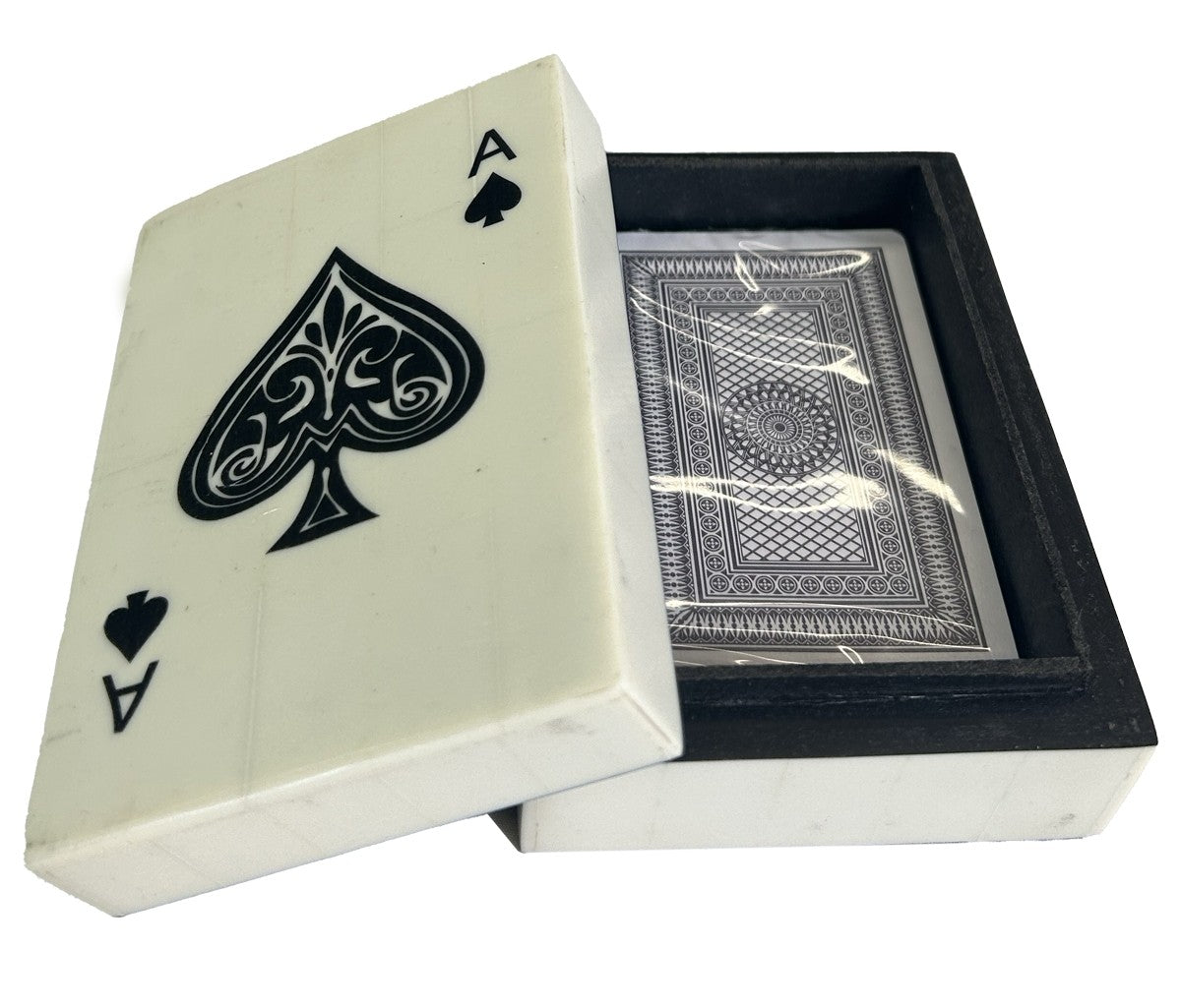 CARD GAMES | WHITE PEARL BOX DECK OF CARDS | PERFECT GIFT