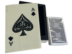 CARD GAMES | WHITE PEARL BOX DECK OF CARDS | PERFECT GIFT