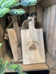 DIDDLY SQUAT FARM JEREMYS WOOD LUXURIOUS CHOPPING BOARD CLARKSONS FARM