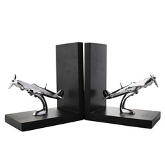 SPITFIRE AIRCRAFT PLANE BOOK ENDS