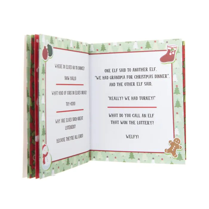 Book - Naughty Elf Christmas Cracker Joke Book