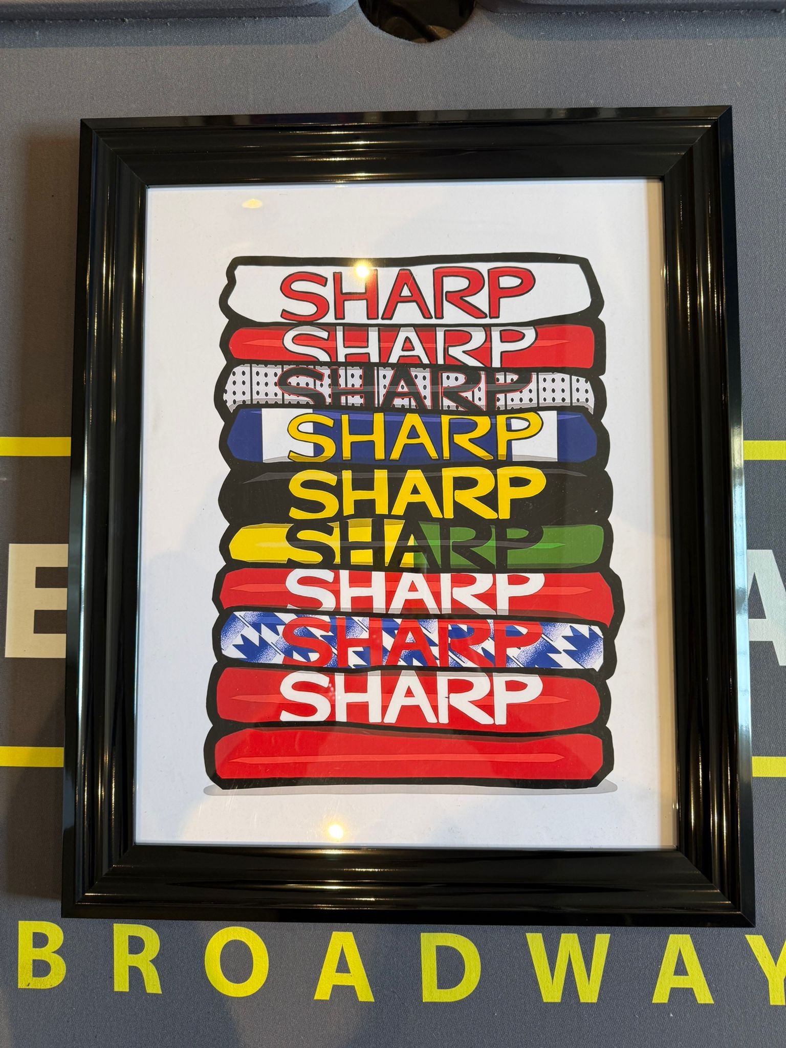 ART CAVE - FOLDED FOOTBALL PICTURE 50x40 - The Man Cave Broadway