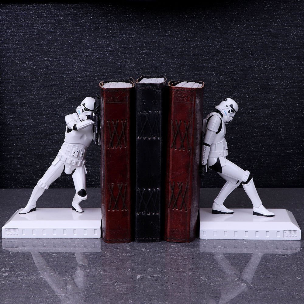 STARWARS STORMTROOPER FANS - BOOKENDS WHITE