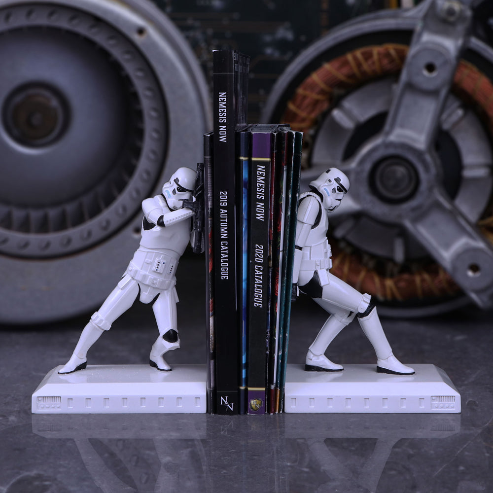 STARWARS STORMTROOPER FANS - BOOKENDS WHITE