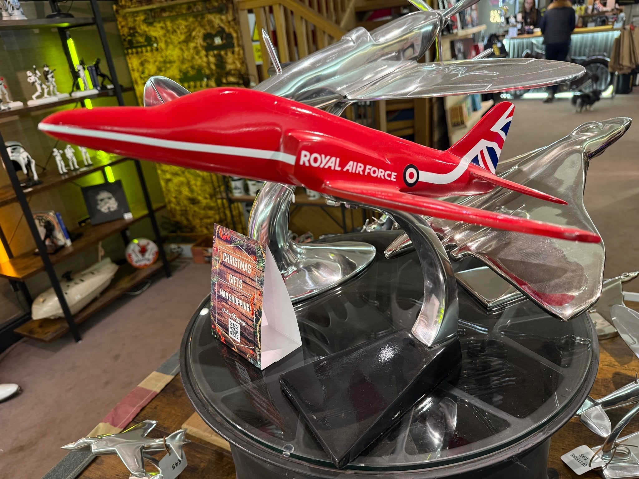 BAE HAWK ‘Red Arrows’ Display Piece Aircraft / Airplane Model 40cm - The Man Cave Broadway