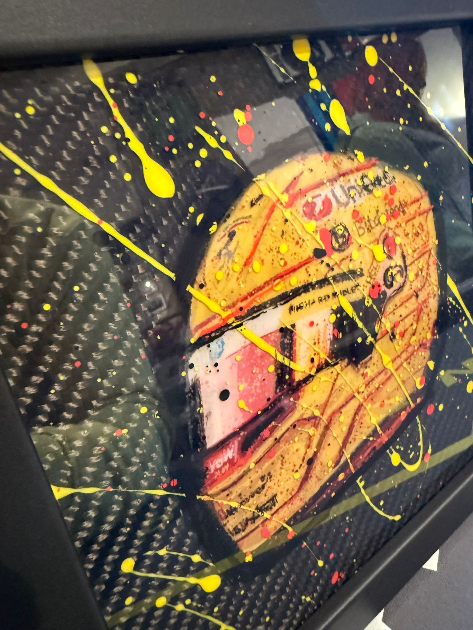 Lando Norris / Lewis Hamilton - Carbon Art Work Helmets
