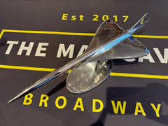 Beautiful Polished Aluminium Large Concorde Desk Model - The Man Cave Broadway
