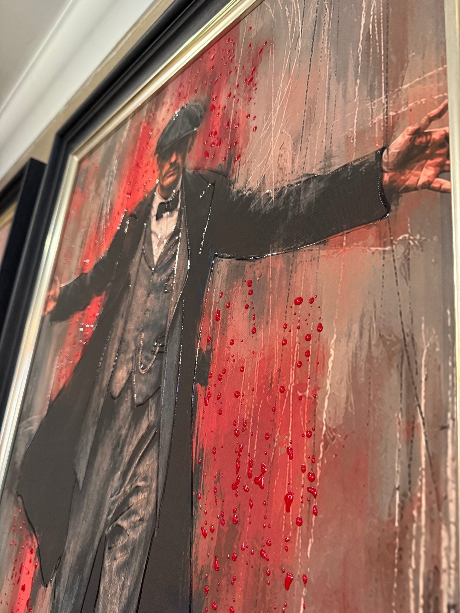 Beautifully Embellished Peaky Blinders Art - The Man Cave Broadway