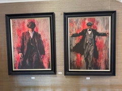 Beautifully Embellished Peaky Blinders Art - The Man Cave Broadway