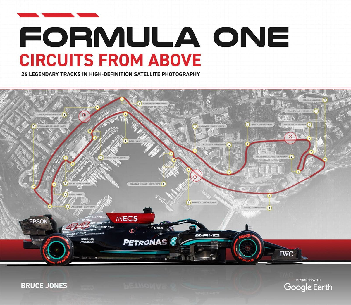 BOOK FORMULA ONE CIRCUITS FROM ABOVE (HB) - The Man Cave Broadway