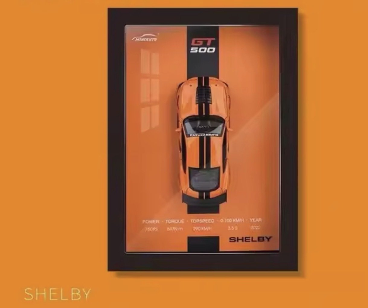 BOXED / FRAMED SUPERCAR ART - The Man Cave Broadway